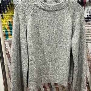 Ag Adriano Goldschmied Sweater with Silver Metallic Thread